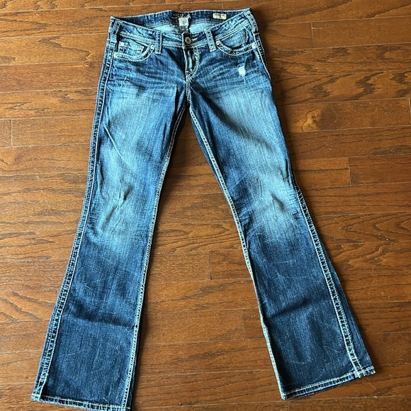 Silver brand Frances Flare jean 28 Long - Picture 2 of 7